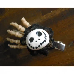Skull Totenkopf Skeletthand Haarklammer gothic