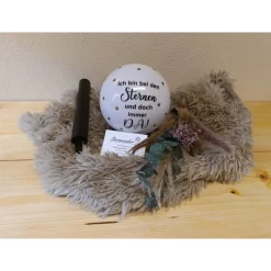 Solarkugel Grablicht - "Ich bin bei den Sternen und doch immer da".