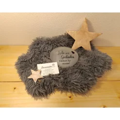 Solarkugel Grablicht - "Liebe und Gedanken bleiben für immer".