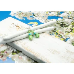 Sommerfrische Achat Ohrhänger Grün, Boho Hippie Ohrringe, handgemachter Unikatschmuck, Weihnachtsgeschenk Frau