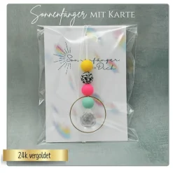 Sonnenfänger mit Karte, Abschiedsgeschenk Kindergarten, Danke Erzieherin, Sonnenfänger, Lichtfänger