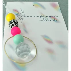 Sonnenfänger mit Karte, Abschiedsgeschenk Kindergarten, Danke Erzieherin, Sonnenfänger, Lichtfänger