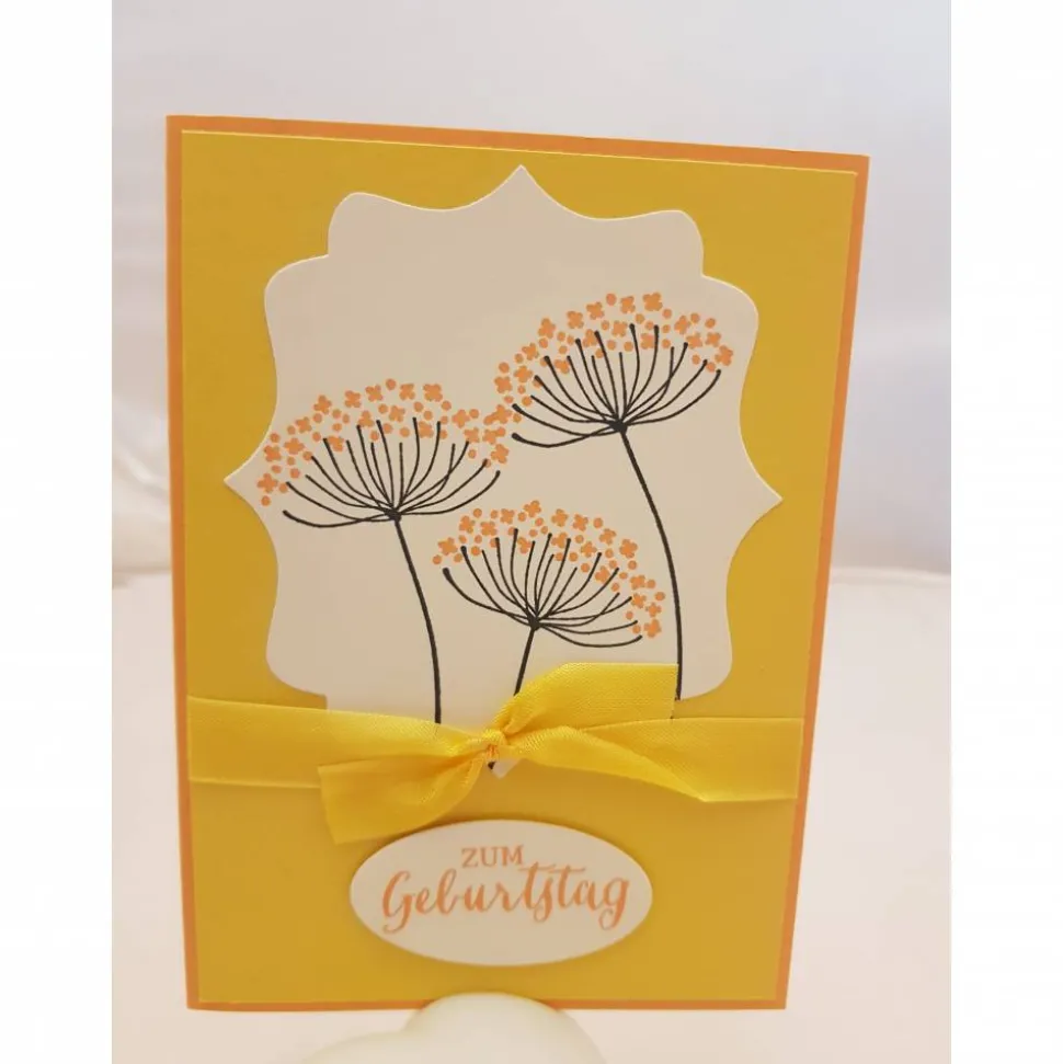 Sonnige Geburtstagskarte "Blumen"