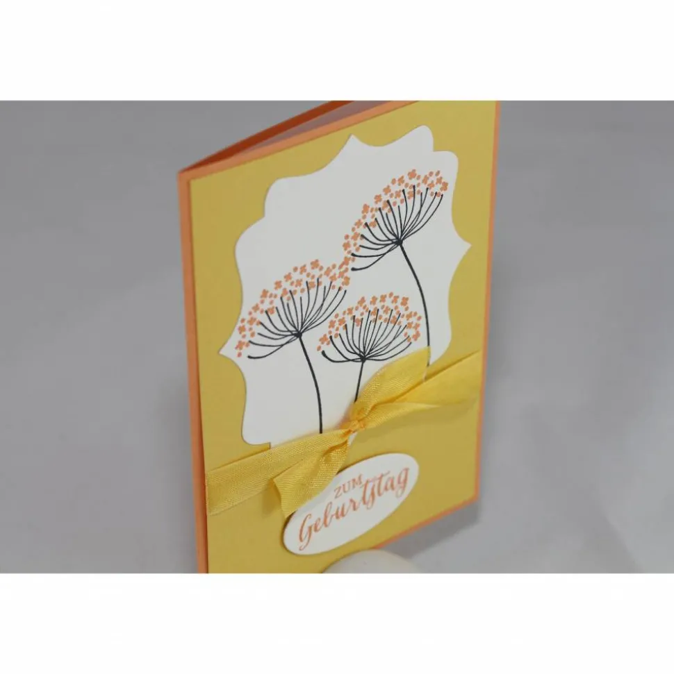 Sonnige Geburtstagskarte "Blumen"