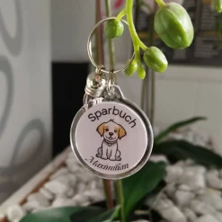 Sparbuch als Anhänger | NFC & QrCode | Personalisiertes Geldgeschenk | Verschiedene Motive