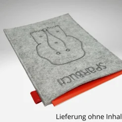 Sparbuchhülle Filz ELEFANT  KL426