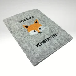 Sparbuchhülle Filz FUCHS Name