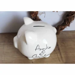 Sparschwein, Geldgeschenkverpackung "Brautpaar" aus der Manufaktur Karla