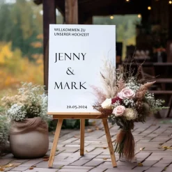 Spiegel Hochzeit Aufkleber, Hochzeitsschild Deko, personalisierte Hochzeit Spiegel Aufkleber, Hochzeits-Empfangsschild,