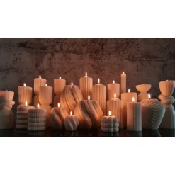 Spitzkerze I Minimalistisch I Dekorative Kerze Sojawachs I Handgefertigt