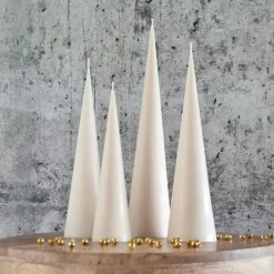 Spitzkerze I Minimalistisch I Dekorative Kerze Sojawachs I Handgefertigt