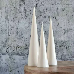 Spitzkerze I Minimalistisch I Dekorative Kerze Sojawachs I Handgefertigt