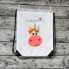 Sportbeutel bedruckt mit einem Einhorn, Zugbeutel, Rucksack