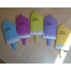 5St. Einladungskarten zum Kindergeburtstag Eistüte Eiskarte Eis Mädchen oder Jungen Einladung Eisessen