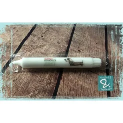 Stabkerze "Gemütliche Weihnachtszeit" mit Dackel