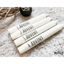 Stabkerzen | Kerzen | individuell | Geschenke | Mitbringsel | Weihnachten | Advent | Skandi