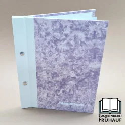 Stammbuch DIN A5 Knitterpapier lila