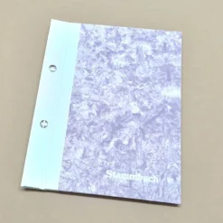 Stammbuch DIN A5 Knitterpapier lila