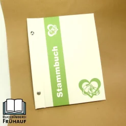 Stammbuch DIN A5 weiß grün