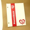 Stammbuch DIN A5 weiß rot
