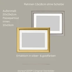 Steinbild – Mama, ich habe deine Stimme im Ohr | Erinnerungsbild handgemacht