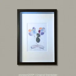 Steinbild Abschluss personalisiert – Master Abitur Studium – Wir sind so stolz auf dich – Geschenk Prüfung