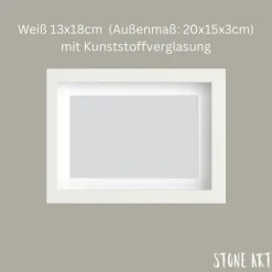 Steinbild für Sternenkinder: Personalisiertes Trauergeschenk mit liebevollem Spruch & Wunschname