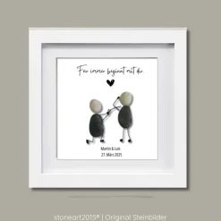 Steinbild Hochzeit  – 