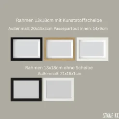 Steinbild „Ich liebe dich“ – Personalisierbares Geschenk für Partner & Herzensmenschen