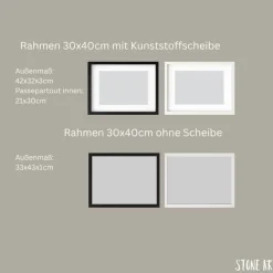 Steinbild Oma Enkel – Persönliches Geschenk zum 60, 65, 70 Geburtstag für Oma