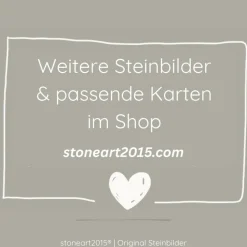 Steinbild Trauer personalisiert – Für immer im Herzen – Trauergeschenk Erinnerungsbild