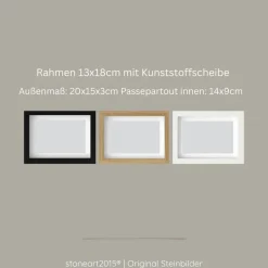 Steinbild Trauer personalisiert – Wenn Liebe einen Weg zum Himmel fände – Erinnerungsbild