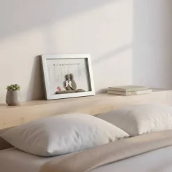 Steinbild Trauer personalisiert – So weit weg doch im Herzen immer nah – Erinnerungsbild