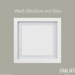 Steinbild Trauer personalisiert – Was bleibt ist deine Liebe – Trauergeschenk Erinnerungsbild