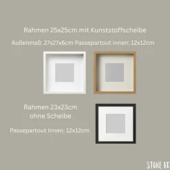 Steinbild zur Goldenen Hochzeit – Handgemachtes Geschenk & Geldgeschenk zum 50. Hochzeitstag