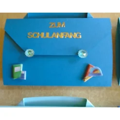 4St.Einladung zur Einschulung Schulanfang Einladungskarten Jungen 1Schultag Schule Schulstart ABC