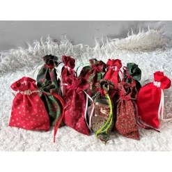 Stell Deinen Adventskalender selbst zusammen XXL-Säckchen rot