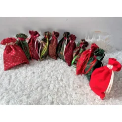 Stell Deinen Adventskalender selbst zusammen XXL-Säckchen rot