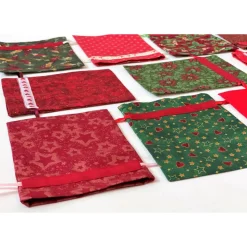 Stell Deinen Adventskalender selbst zusammen XXL-Säckchen rot