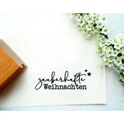 Stempel "zauberhafte Weihnachten" - klein