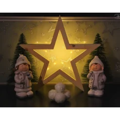 Stern aus Holz / Weihnachtsstern / Holzstern