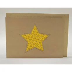 „Stern“ Karte gelasert