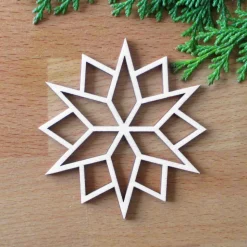 Stern Samuel aus Holz