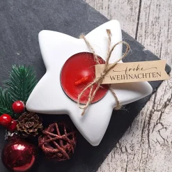 Stern Teelichthalter ~ Kerzenhalter Weihnachten ~ Deko Weihnachtsstern