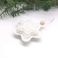 Sternanhänger, Christbaumschmuck Sterne gehäkelt, Tannenbaumanhänger, Dekoration  zu Weihnachten, Advent, Türschmuck