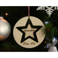 Stern-Anhänger/Holzmobile 
