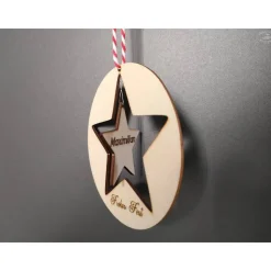 Stern-Anhänger/Holzmobile 