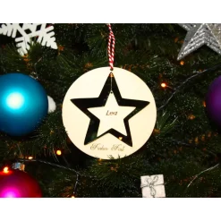 Stern-Anhänger/Holzmobile 