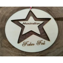 Stern-Anhänger/Holzmobile 