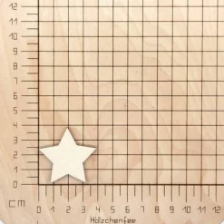 Sterne Streu 20 tlg.  Streudeko Holz Weihnachten Advent Tischdekoration Adventdekoration zum Basteln DIY